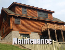  Maggie Valley, North Carolina Log Home Maintenance