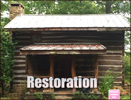 Historic Log Cabin Restoration  Maggie Valley, North Carolina